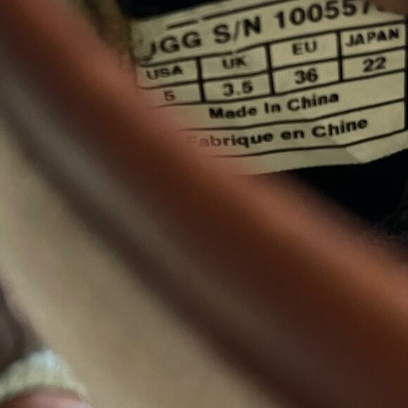 UGG Elsa Waterproof Leather Boots Size 5 - Picture 6 of 11